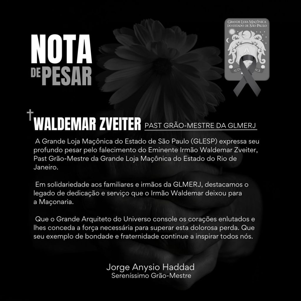 Nota de Pesar – Waldemar Zveiter