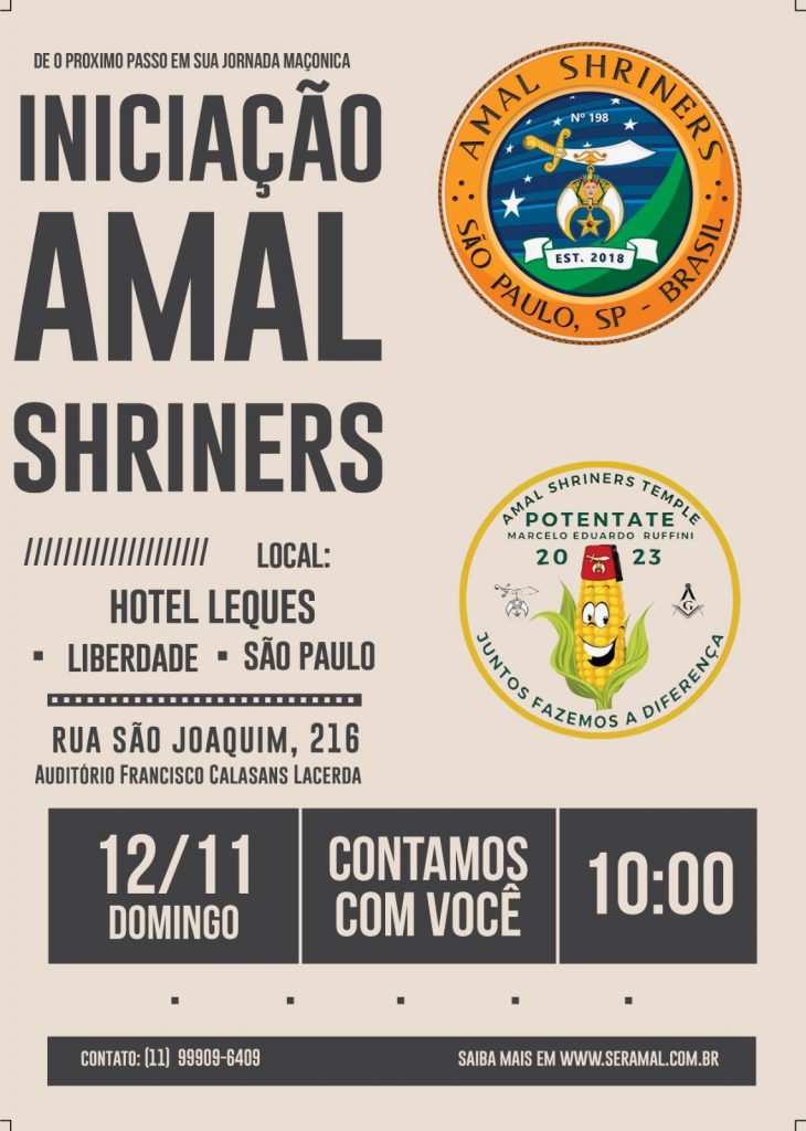 Convite do Amal Shriners