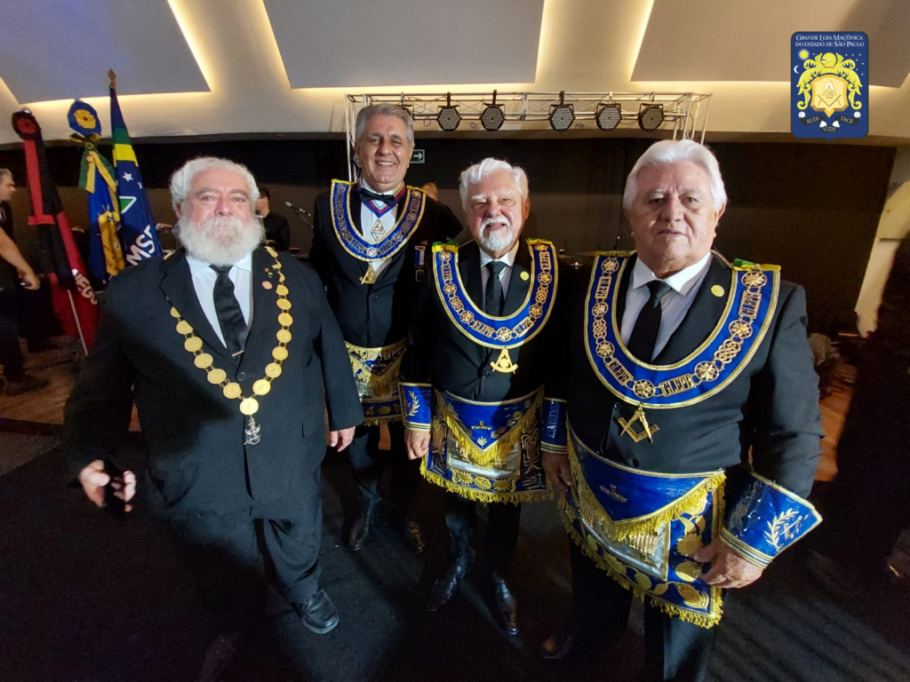 Posse Grão mestre da Paraíba, Ailton Elisiário de Souza, com a presença do irmão SGC Jorge Lins.