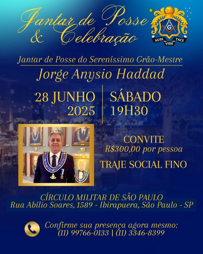 Jantar de posse e celebração