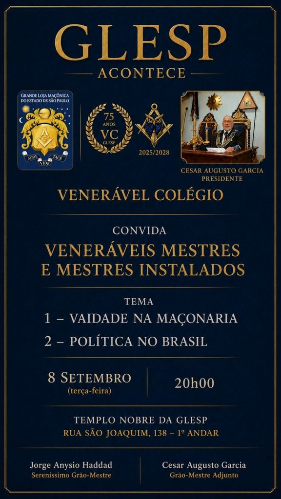 VENERÁVEL COLÉGIO GESTÃO 2025/2028